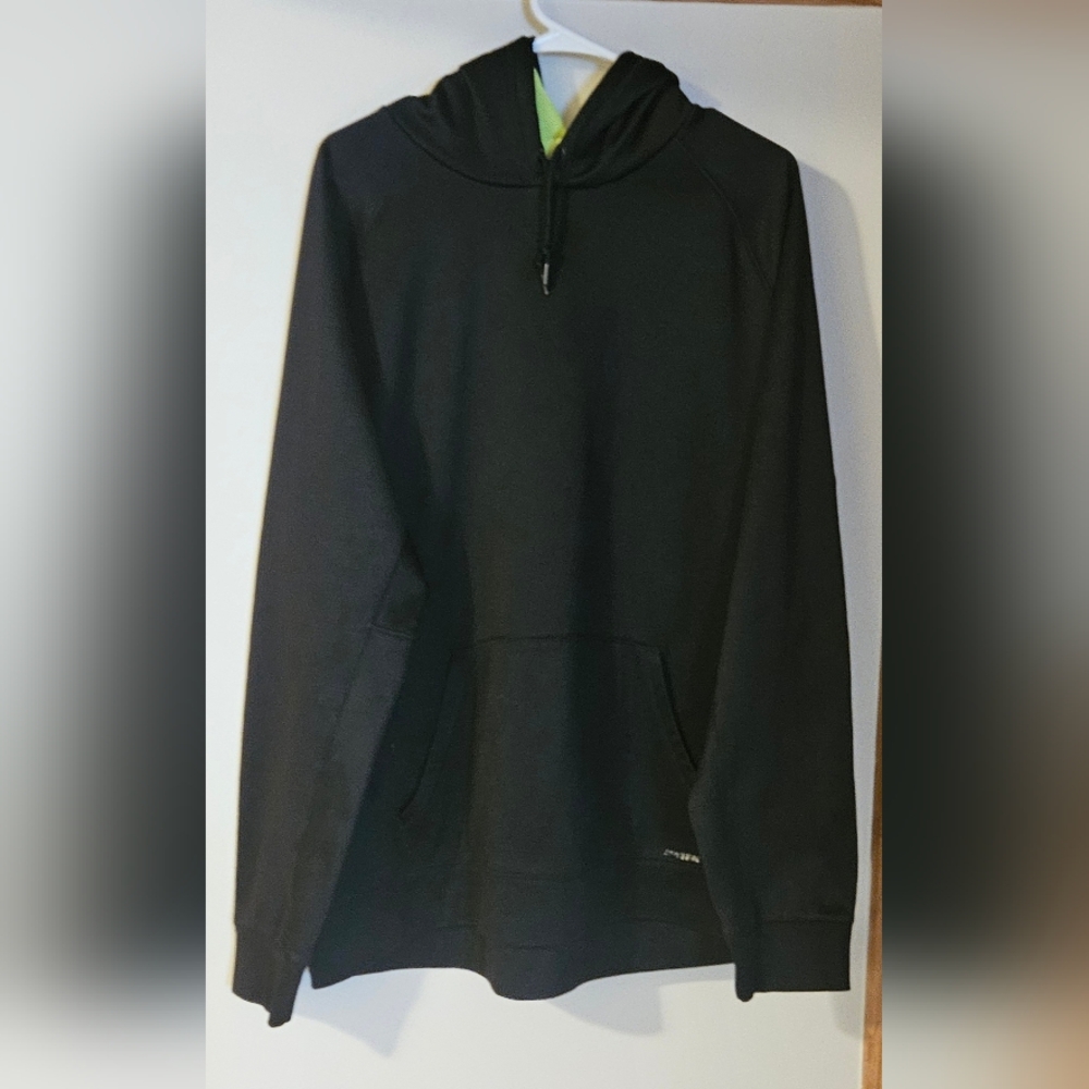XL Tek Gear Dry Tek woman's Hoodie with neon yellow green Hood